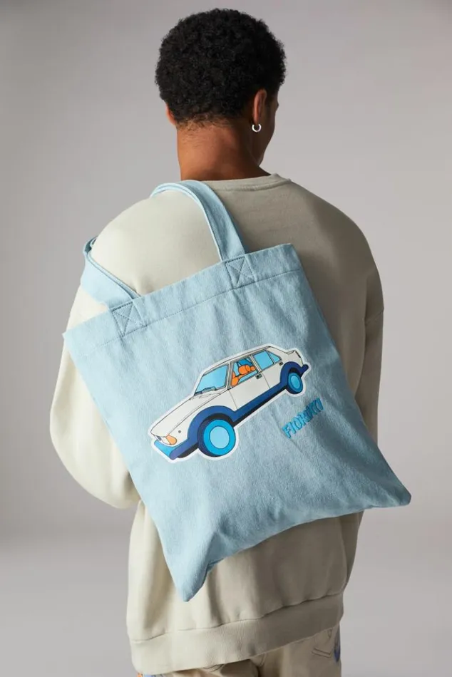 Accessories Fiorucci Car Tote Bag Blue Blue Accessories Fiorucci Car Tote Bag Blue Blue