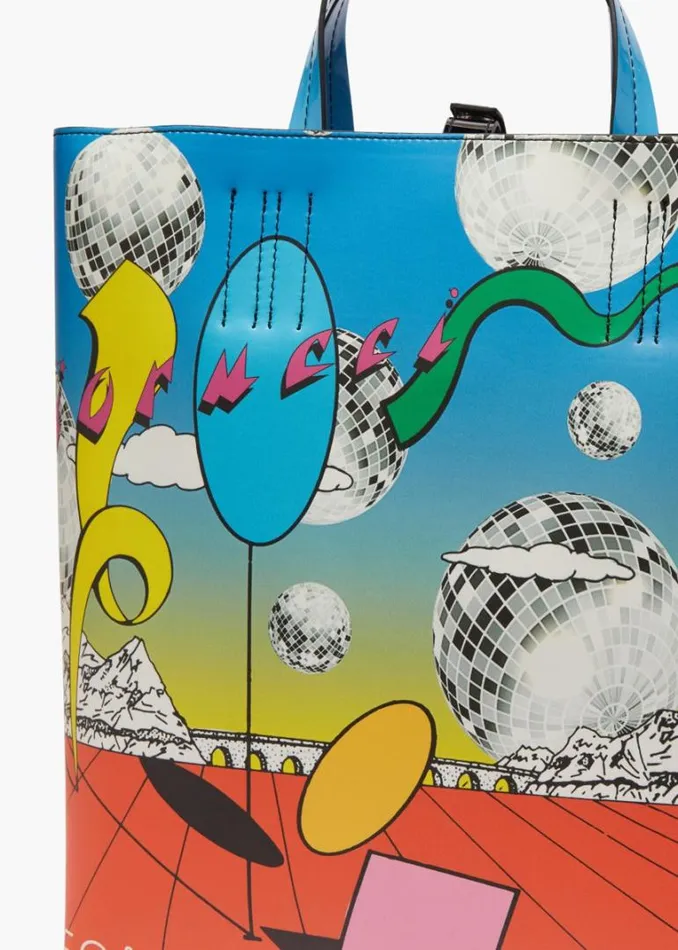 Accessories Fiorucci Discoteca Shopper Bag Multi White Accessories Fiorucci Discoteca Shopper Bag Multi White