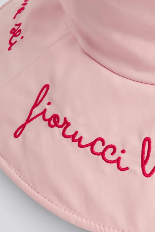 Accessories Fiorucci Embroidered Bucket Hat Pink Pink Accessories Fiorucci Embroidered Bucket Hat Pink Pink