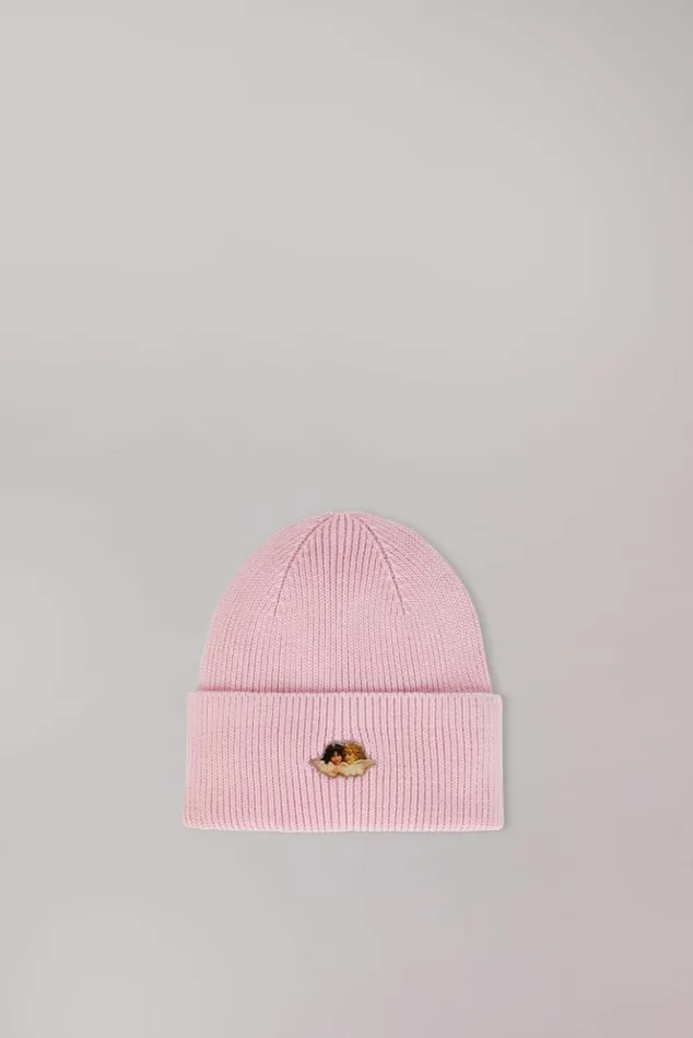 Accessories Fiorucci Icon Angels Plaque Beanie Pink Os