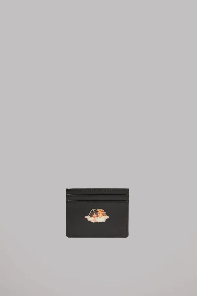 Accessories Fiorucci Icon Angels Plaque Cardholder Black Black