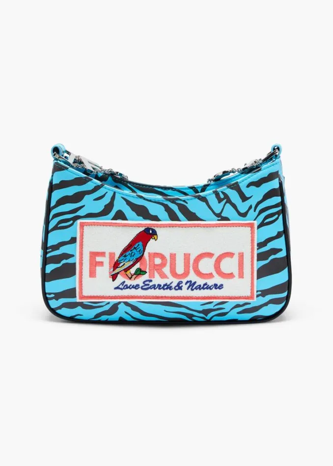 Accessories Fiorucci Love Earth and Nature Shoulder Bag Blue Blue