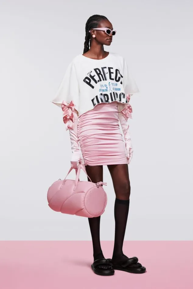 Accessories Fiorucci Mella Leather Duffle Bag Pink Os Accessories Fiorucci Mella Leather Duffle Bag Pink Os