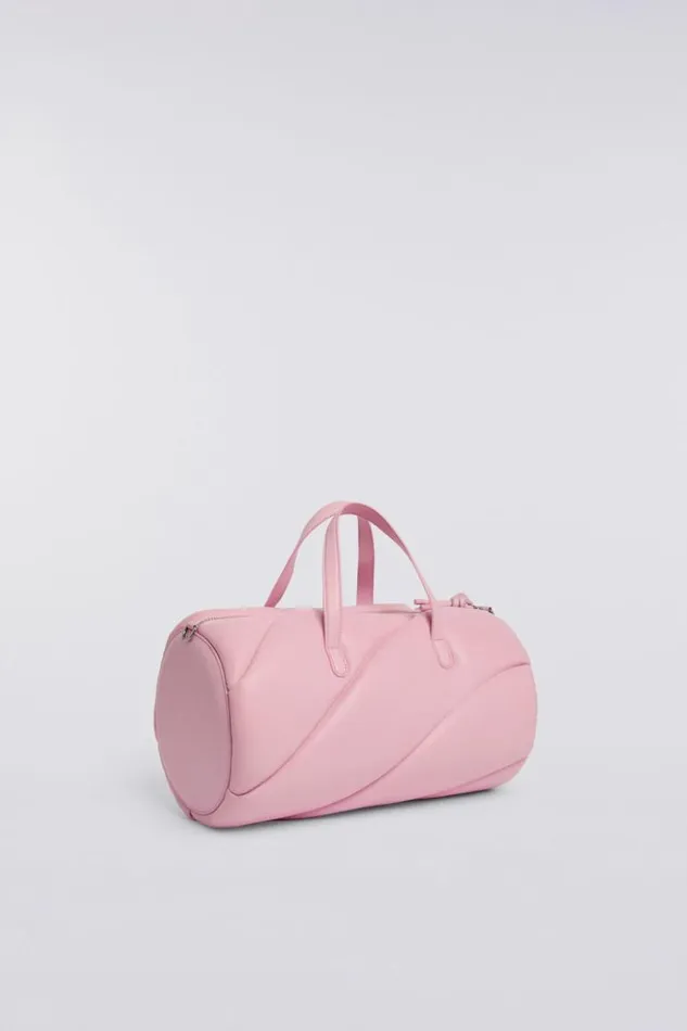 Accessories Fiorucci Mella Leather Duffle Bag Pink Os Accessories Fiorucci Mella Leather Duffle Bag Pink Os