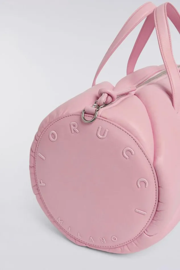 Accessories Fiorucci Mella Leather Duffle Bag Pink Os Accessories Fiorucci Mella Leather Duffle Bag Pink Os