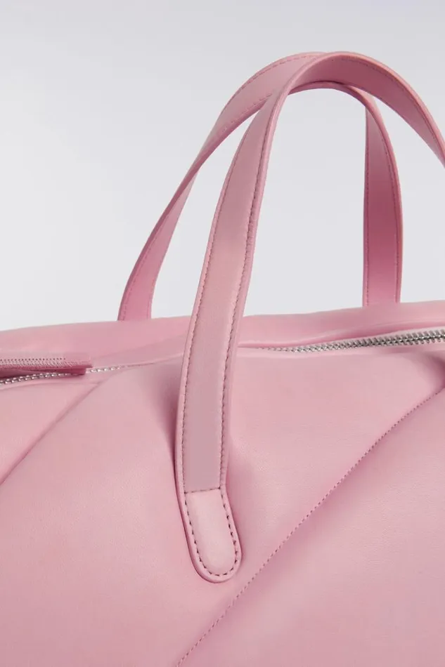 Accessories Fiorucci Mella Leather Duffle Bag Pink Os Accessories Fiorucci Mella Leather Duffle Bag Pink Os