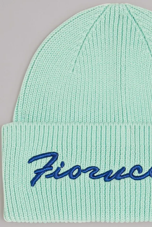 Accessories Fiorucci Squiggle Logo Beanie Green Os Accessories Fiorucci Squiggle Logo Beanie Green Os