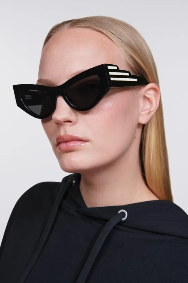 Accessories Fiorucci Wing Sunglasses Black Os Accessories Fiorucci Wing Sunglasses Black Os