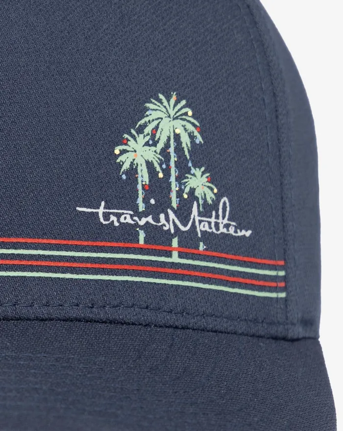 Accessories Fitted TravisMathew ITS THE HOLIDAZE FITTED HAT Navy