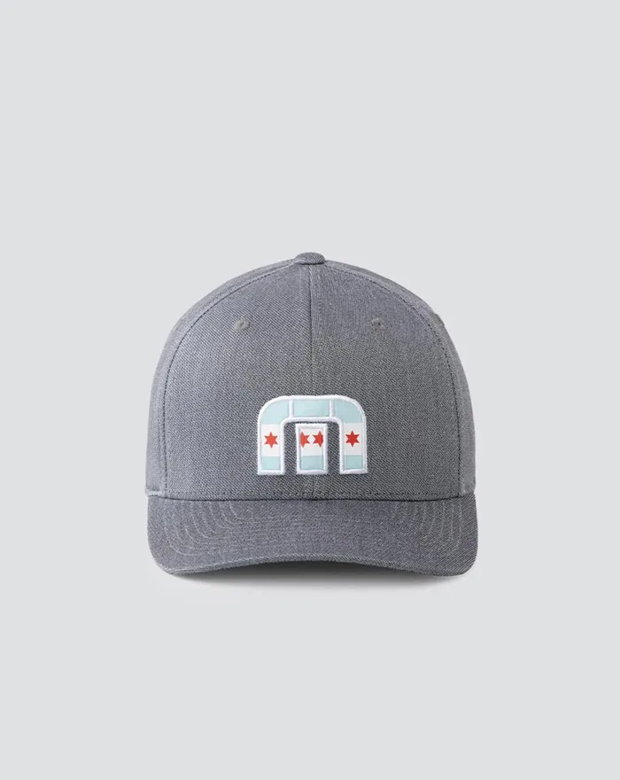 Accessories Fitted TravisMathew MICHIGAN AVE FITTED HAT Heather Quiet Shade Accessories Fitted TravisMathew MICHIGAN AVE FITTED HAT Heather Quiet Shade