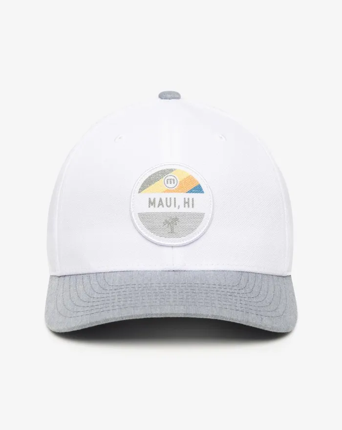 Accessories Fitted TravisMathew TEST THE WATERS FITTED HAT White