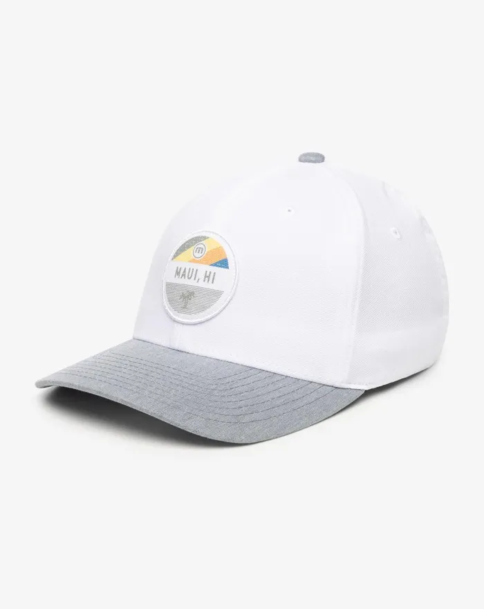 Accessories Fitted TravisMathew TEST THE WATERS FITTED HAT White