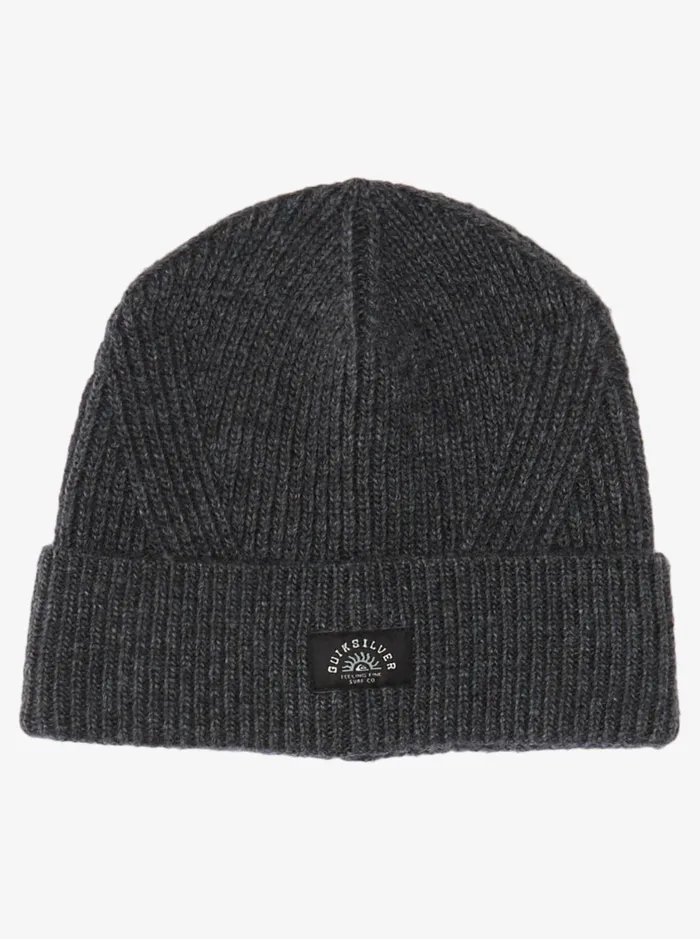 Accessories Men Quiksilver Skillsawzer Beanie Dark Slate
