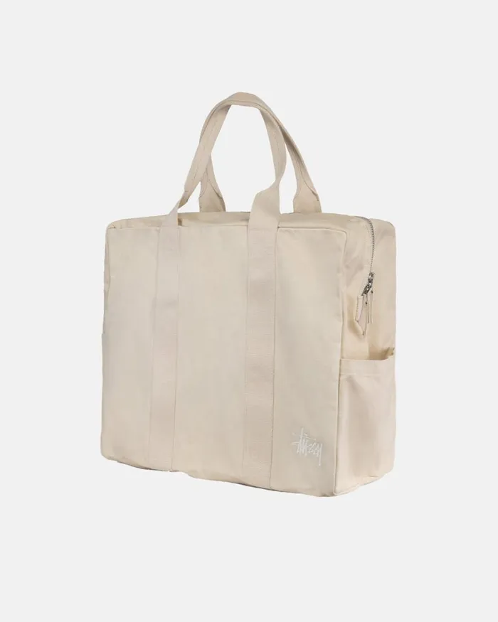 Accessories Men Stussy CANVAS FLIGHT BAG Natural Accessories Men Stussy CANVAS FLIGHT BAG Natural