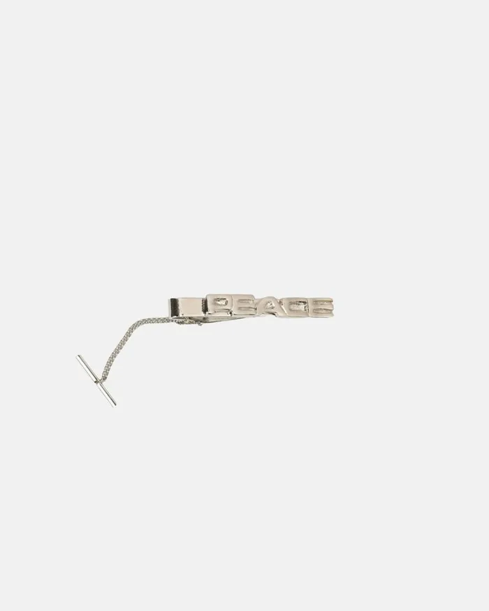 Accessories Men Stussy PEACE TIE CLIP Silver