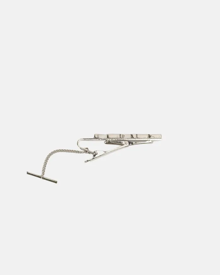 Accessories Men Stussy PEACE TIE CLIP Silver Accessories Men Stussy PEACE TIE CLIP Silver