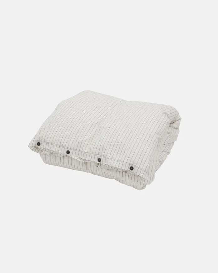 Accessories Men Stussy TEKLA PERCALE DUVET COVER Hand Drawn Stripes
