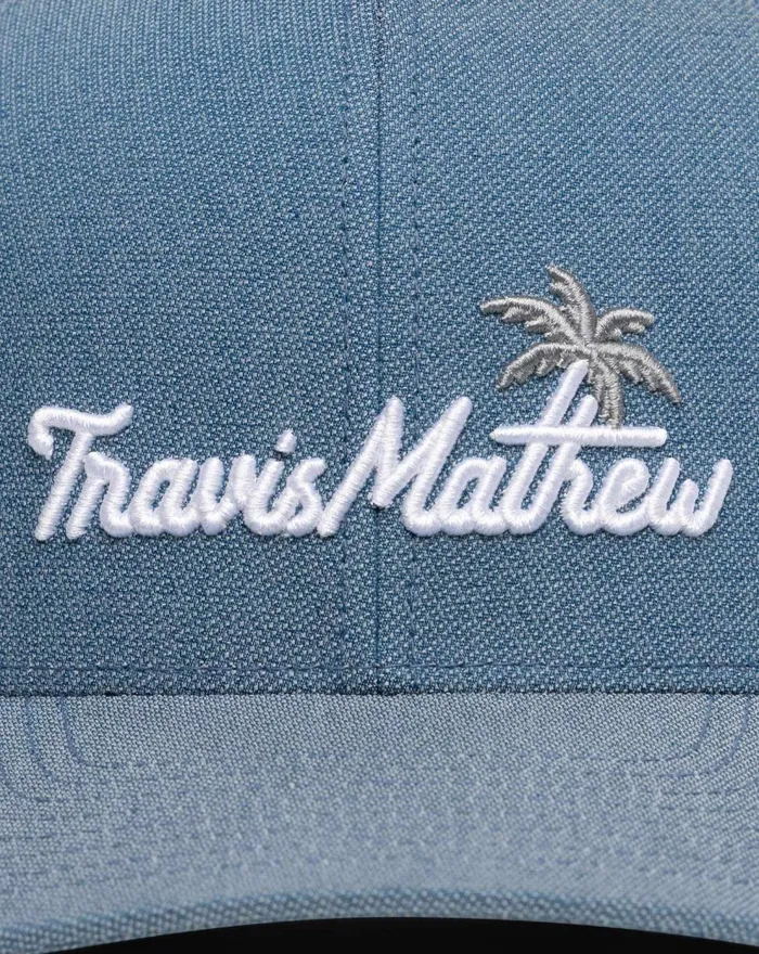 Accessories Snapbacks TravisMathew BAY ISLANDS SNAPBACK HAT Heather Mid Blue