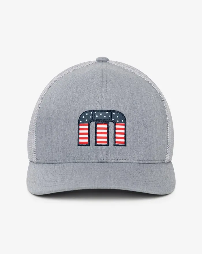 Accessories Snapbacks TravisMathew FLAG DAD SNAPBACK HAT Heather Grey