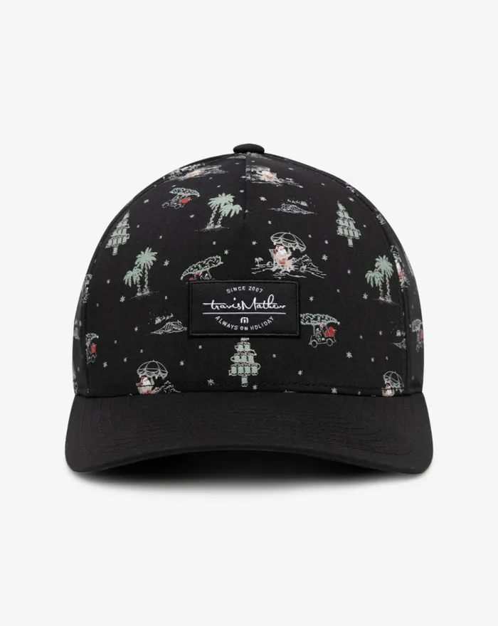 Accessories Snapbacks TravisMathew NAUGHTY BUT NICE SNAPBACK HAT Black