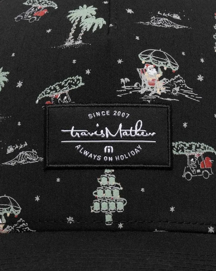 Accessories Snapbacks TravisMathew NAUGHTY BUT NICE SNAPBACK HAT Black