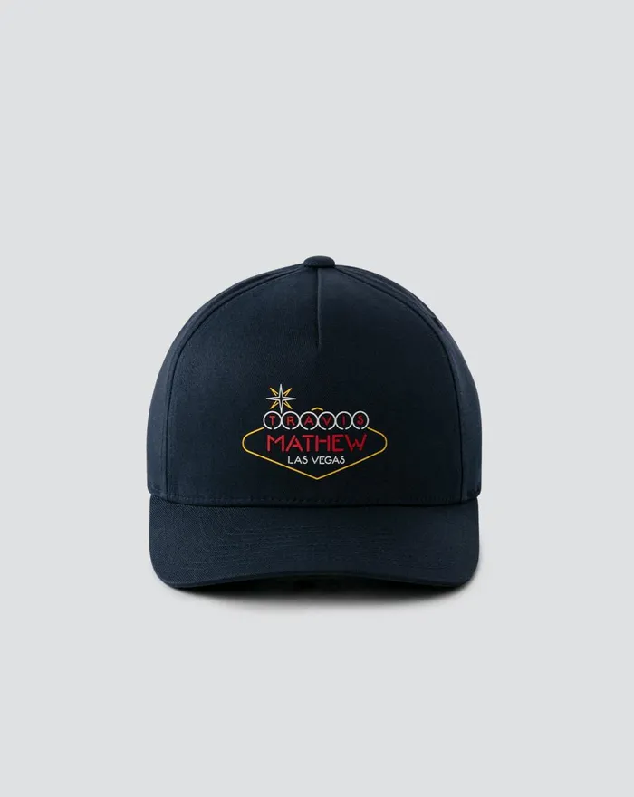 Accessories Snapbacks TravisMathew NEON MAGIC SNAPBACK HAT Dark Blue