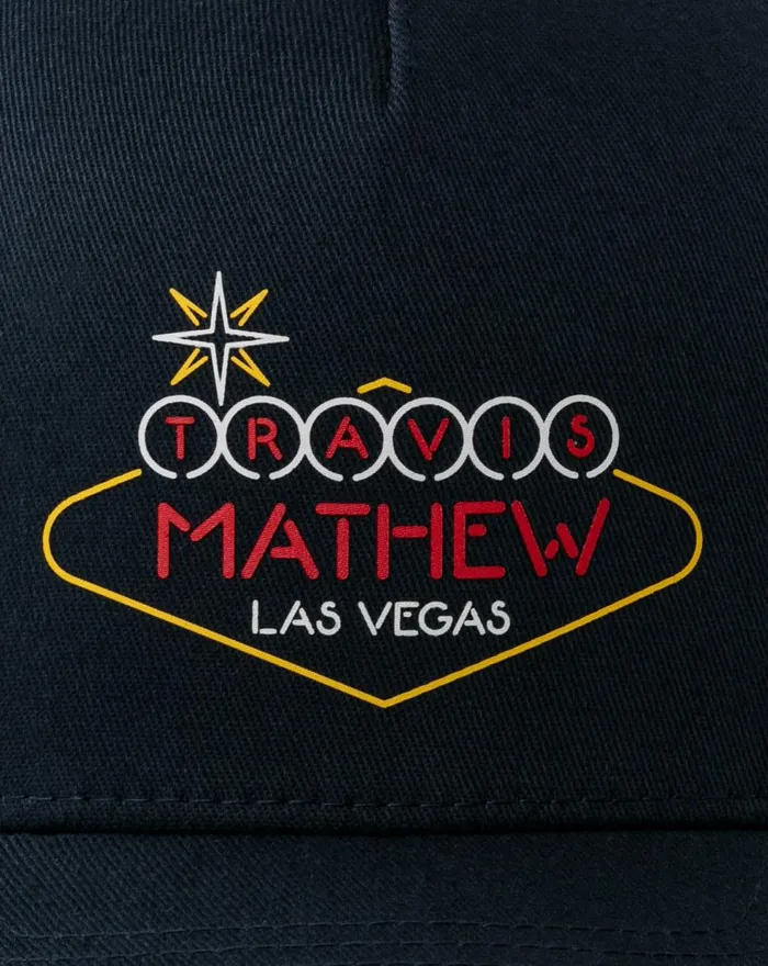 Accessories Snapbacks TravisMathew NEON MAGIC SNAPBACK HAT Dark Blue