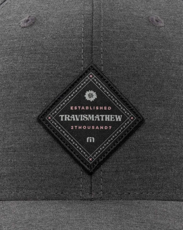 Accessories Snapbacks TravisMathew SECRET MAGIC SNAPBACK HAT Heather Black