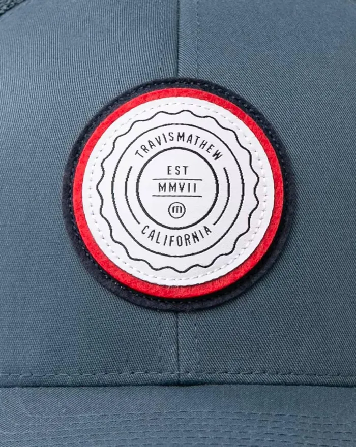Accessories Snapbacks TravisMathew THE PATCH SNAPBACK HAT Dark Blue