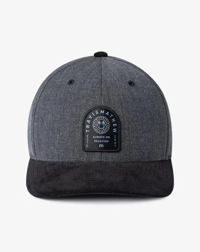 Accessories Snapbacks TravisMathew ZERO HOUR SNAPBACK HAT Heather Dark Grey Accessories Snapbacks TravisMathew ZERO HOUR SNAPBACK HAT Heather Dark Grey