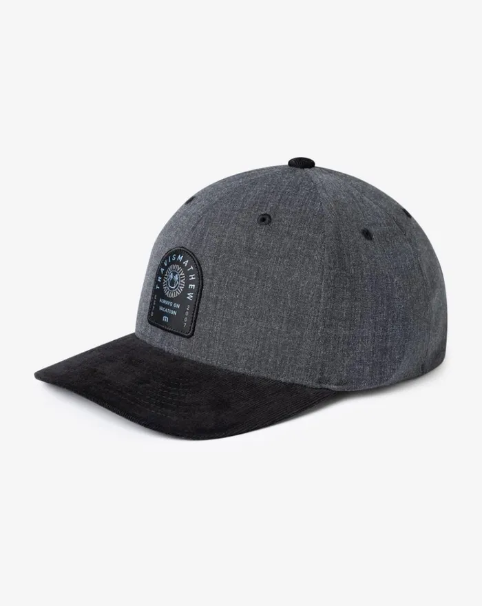 Accessories Snapbacks TravisMathew ZERO HOUR SNAPBACK HAT Heather Dark Grey