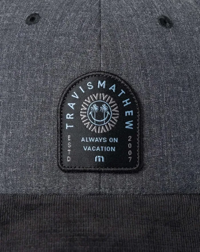 Accessories Snapbacks TravisMathew ZERO HOUR SNAPBACK HAT Heather Dark Grey