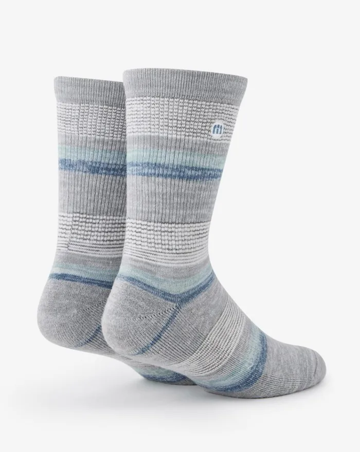 Accessories Socks TravisMathew UNDER THE SURFACE CREW SOCK White