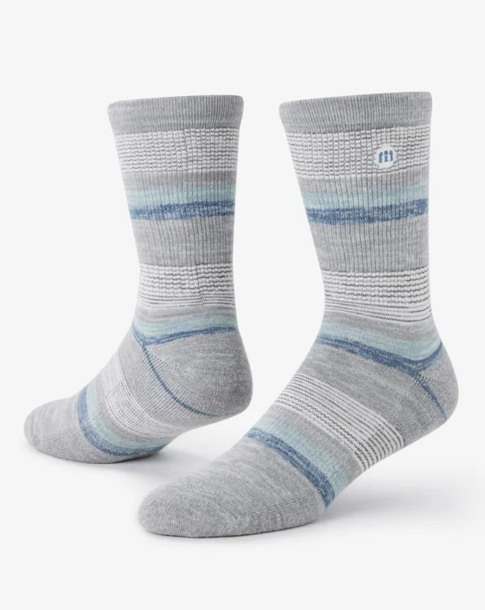 Accessories Socks TravisMathew UNDER THE SURFACE CREW SOCK White