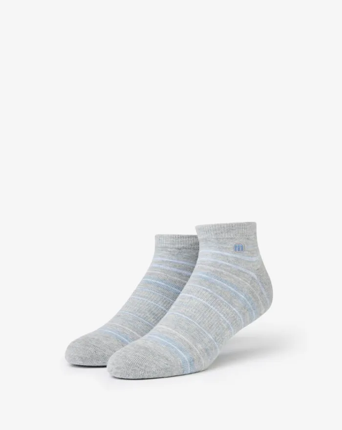 Accessories Socks TravisMathew WHERES THE RUM ANKLE SOCK Heather Sleet