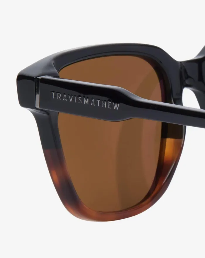 Accessories Sunglasses TravisMathew OFFDAZE SUNGLASSES Hardline Tort Brown Polar