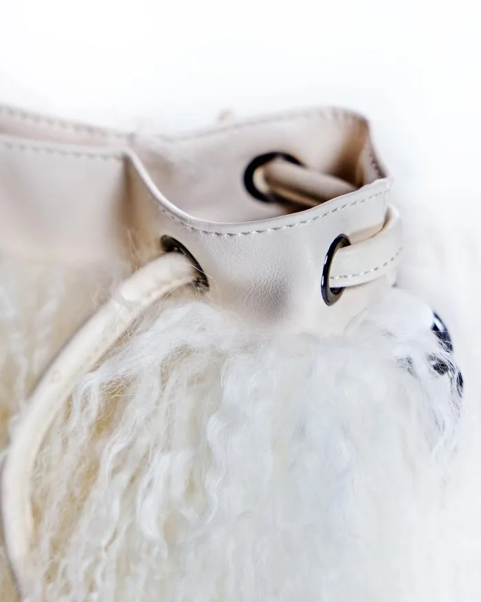 Accessories Women039s Maximilian Julia and Stella Tibetan Lamb Bag