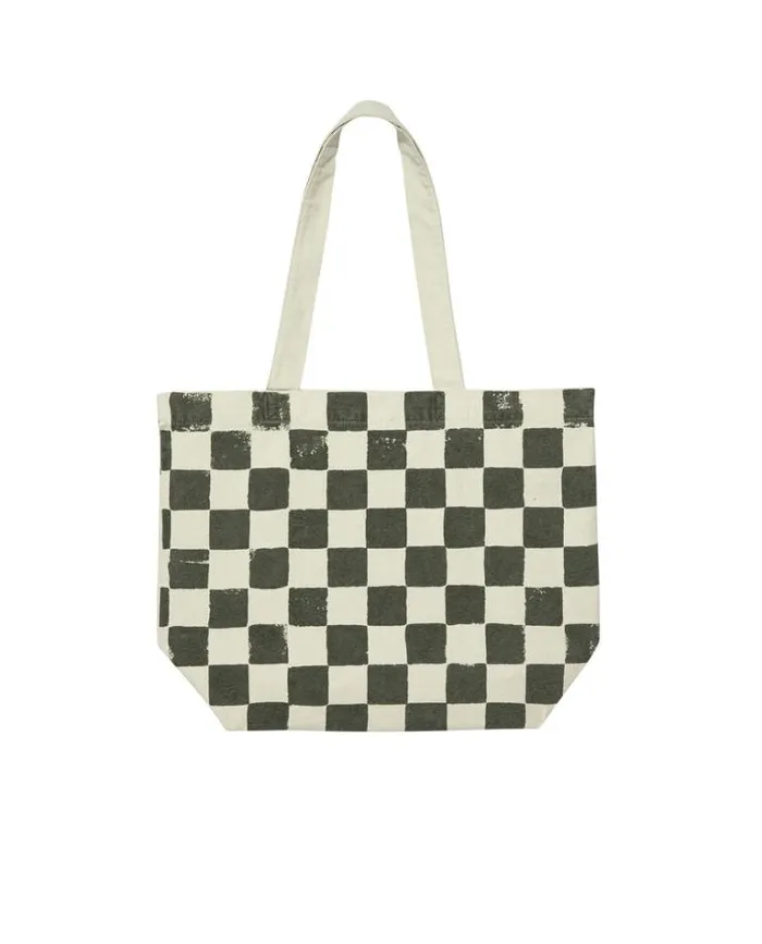 Bags Women039s The Great The Beach Tote Cream With Army Check Stamp