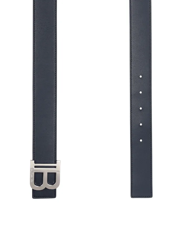 Balmain Belts Men BBelt In Leather Multicolor