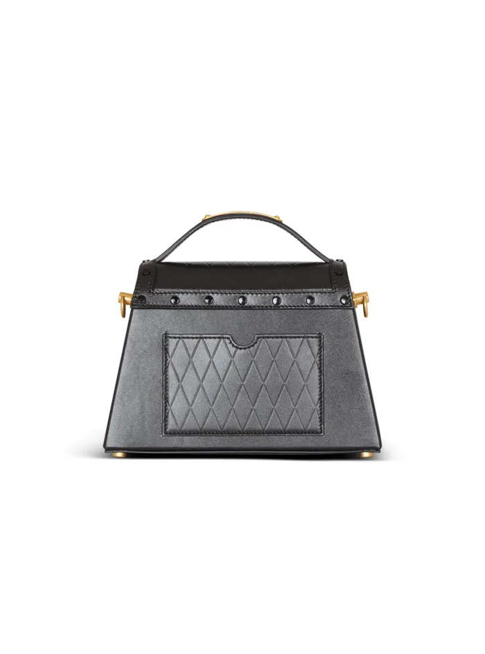 Balmain Crossbody Bags Women BBuzz Dynasty Bag In Gridembossed Calfskin Black
