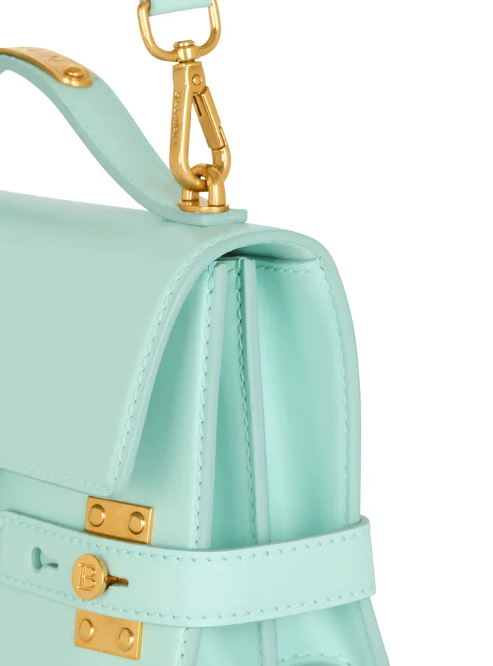 Balmain Crossbody Bags Women BBuzz Shoulder 24 Calfskin Bag Blue