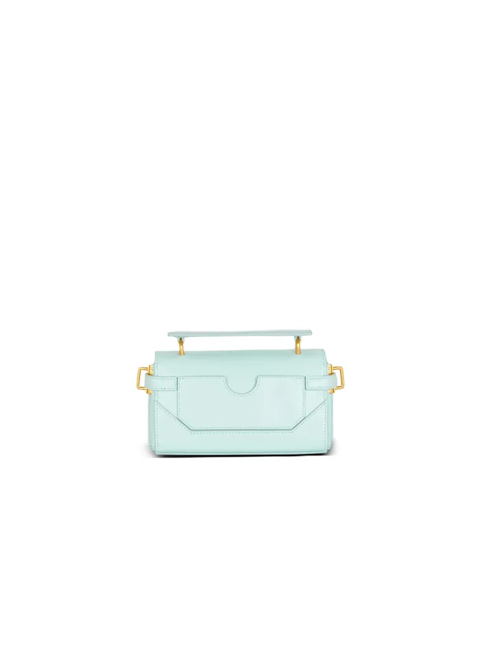 Balmain Crossbody Bags Women Calfskin BBuzz 19 Bag Blue