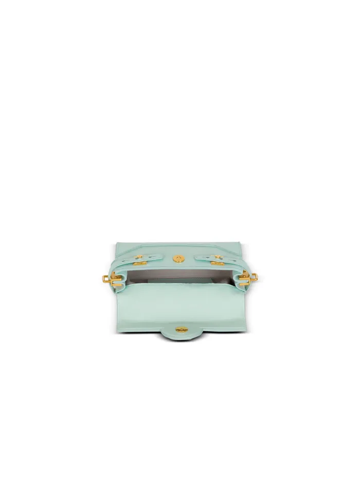 Balmain Crossbody Bags Women Calfskin BBuzz 19 Bag Blue