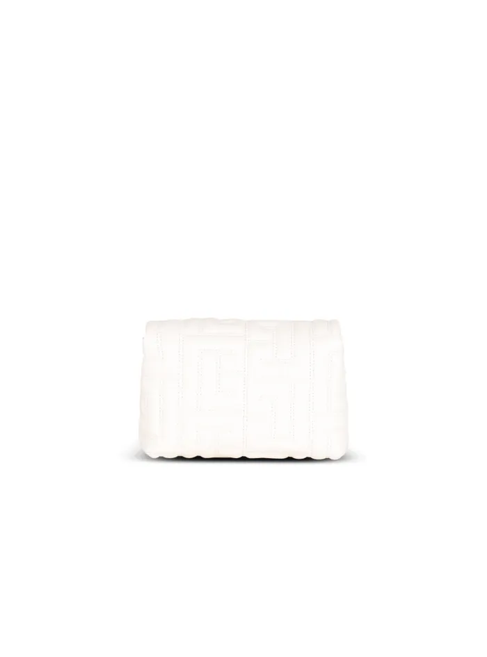 Balmain Crossbody Bags Women Mini 1945 Soft Bag In Quilted Leather Pink