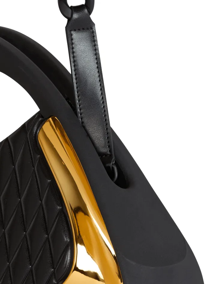 Balmain Crossbody Bags Women Quilted Medium Jolie Madame Bag Gold