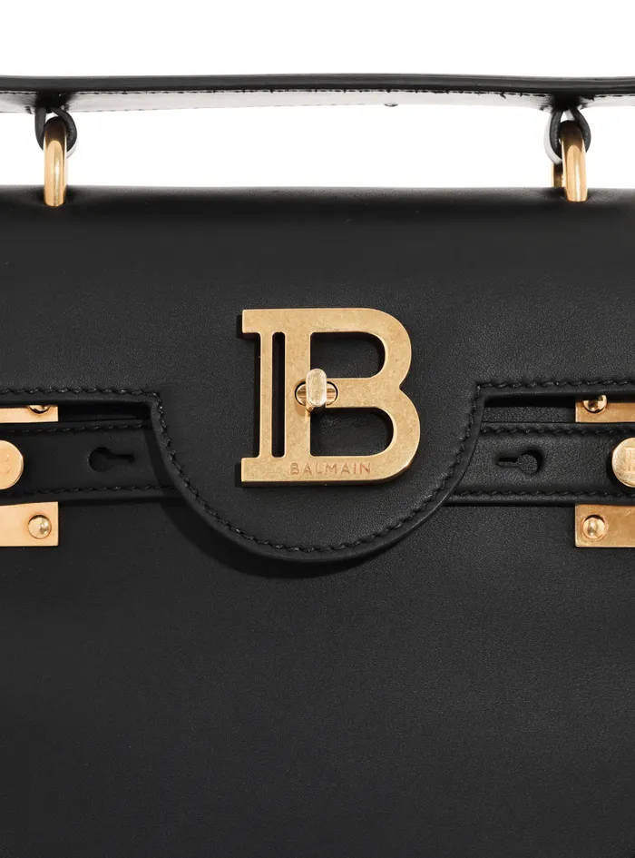 Balmain Crossbody Bags Women Smooth Leather BBuzz 23 Bag Black