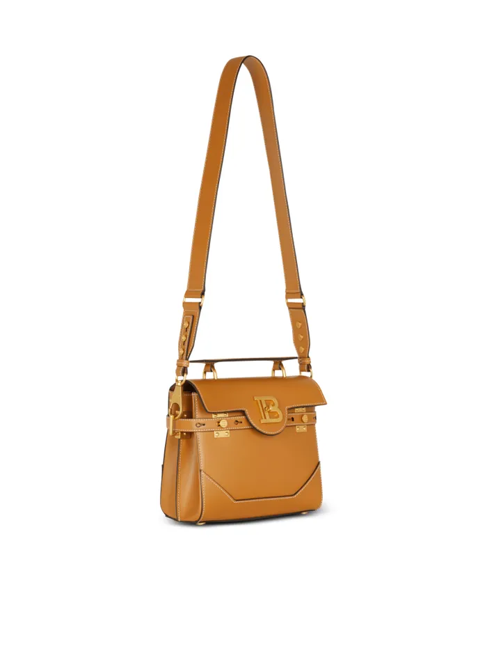 Balmain Crossbody Bags Women Smooth Leather BBuzz 23 Bag Brown
