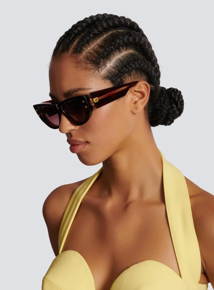 Balmain Eyewear Women BMuse Sunglasses Red