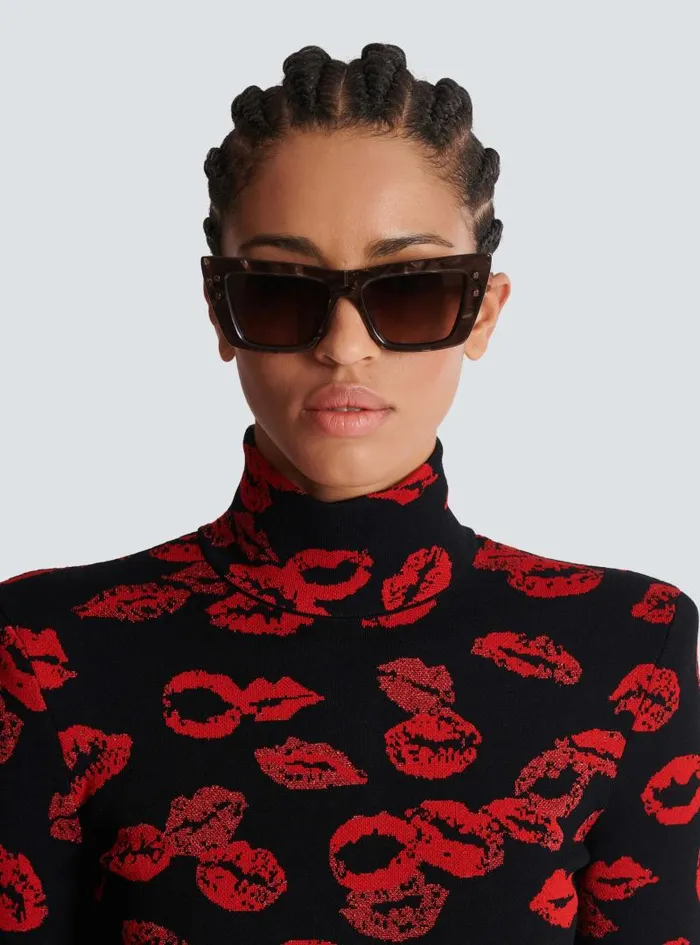Balmain Eyewear WomenMen BEye Sunglasses Brown