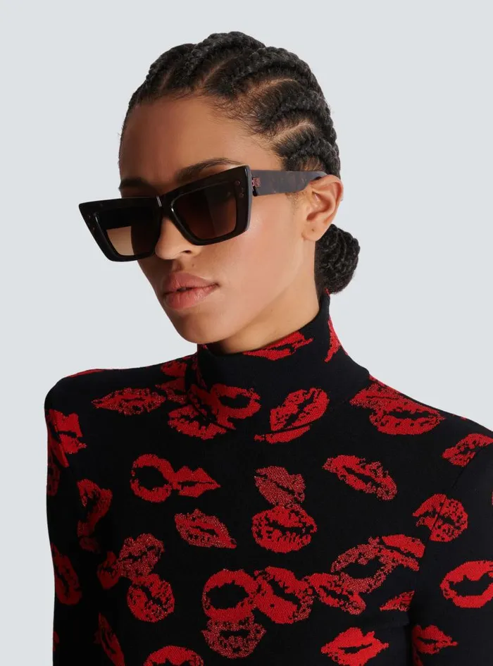 Balmain Eyewear WomenMen BEye Sunglasses Brown